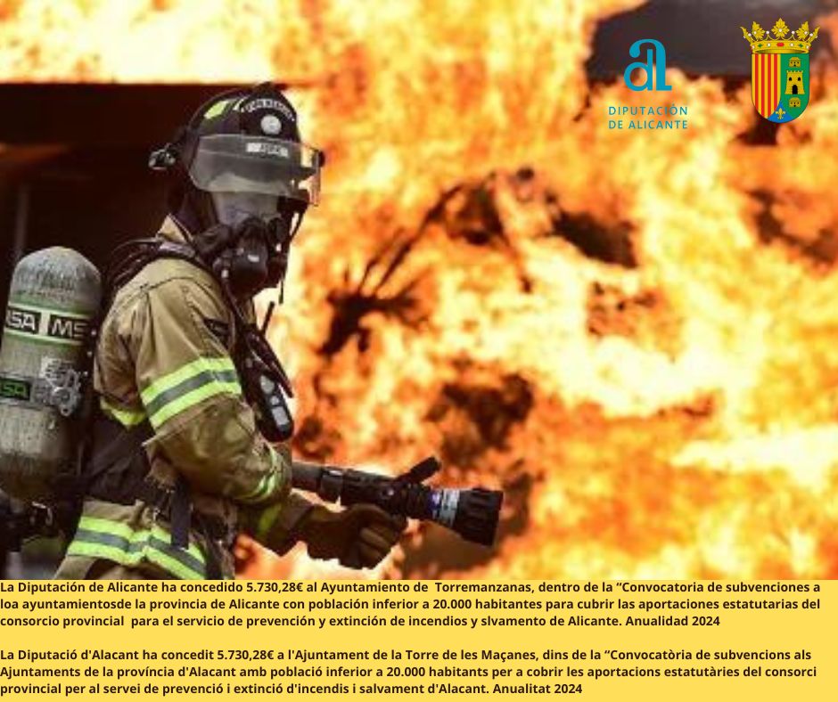 Consorcio Provincial para el Servicio de Prevención y Extinción de Incendios y Salvamento, anualidad 2024